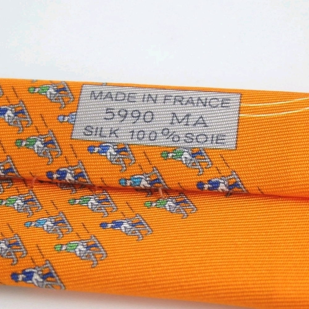 Hermès silk tie - Picture 8 of 8